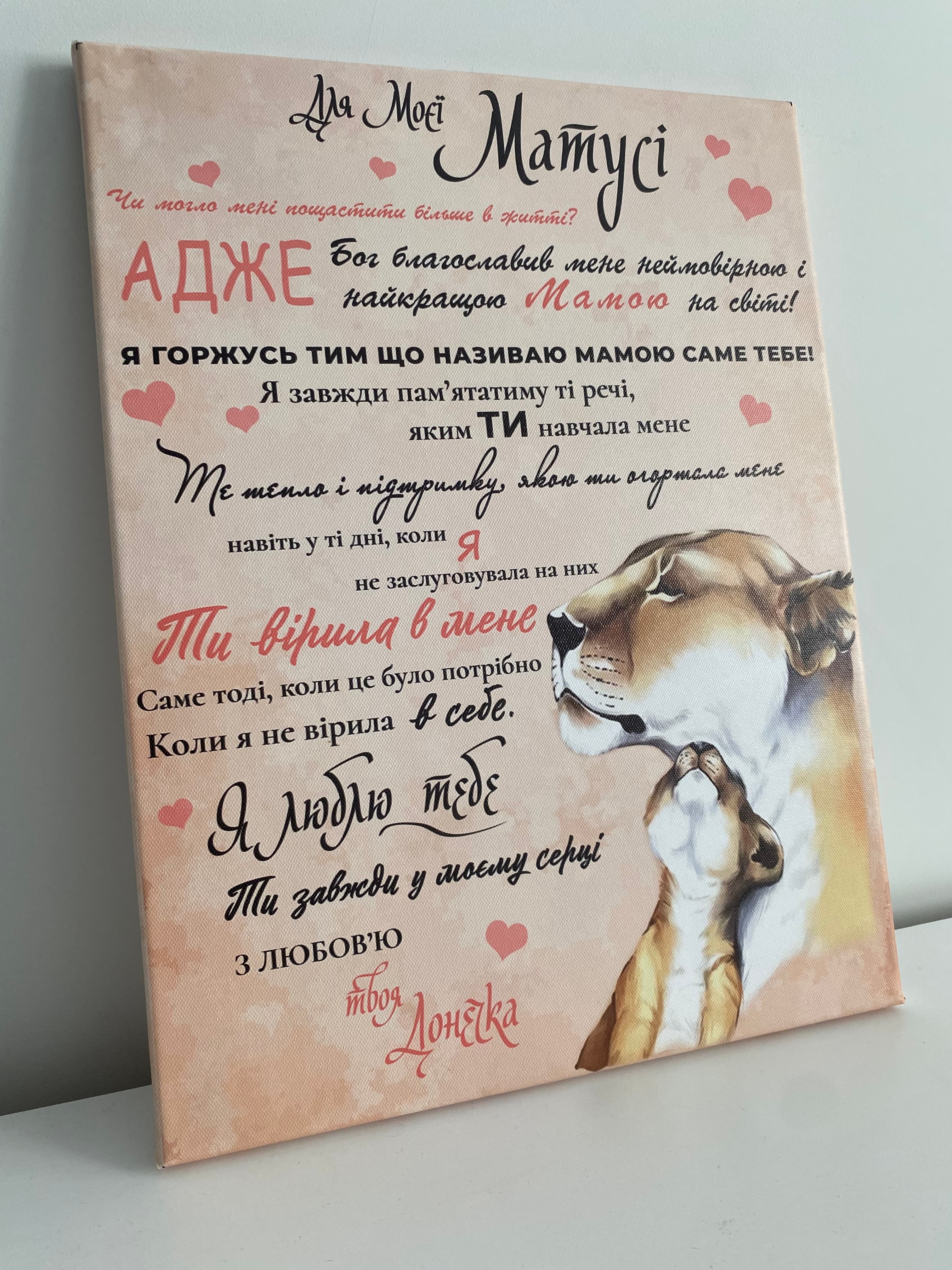 Для моєї матусі, я горжусь що називаю мамою саме тебе.